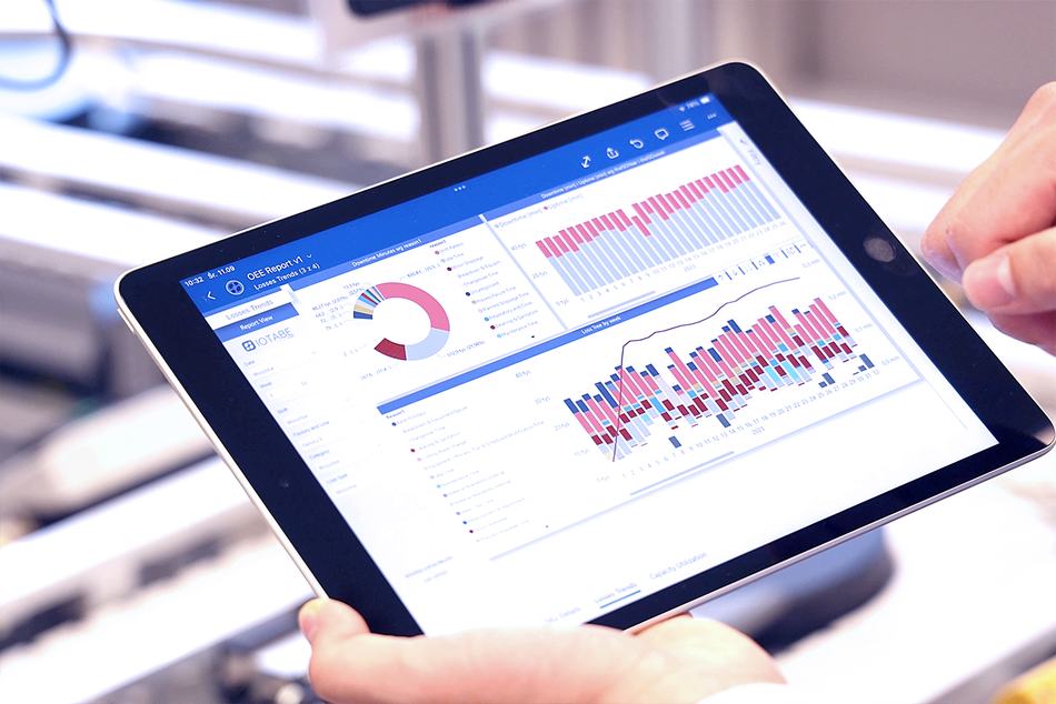 Raport OEE w Power BI — system CORE OEE