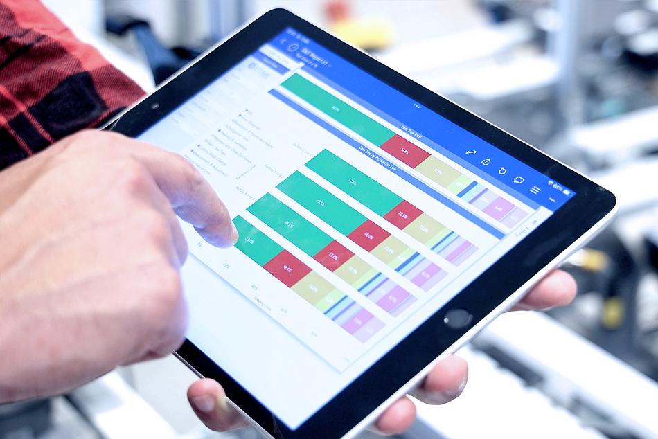 Automatyczne raporty OEE w Power BI — Display Hub